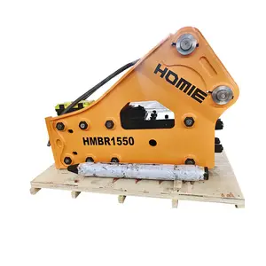 L'escavatore da 22 tonnellate utilizza un martello demolitore idraulico HMBR1400 Rock Breaker