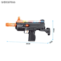 Pretend Play Electric Army Gun Juguetes arma Militar Pistola de juguete realista barata con sonido Hecho en China para niños con chaleco Mochila