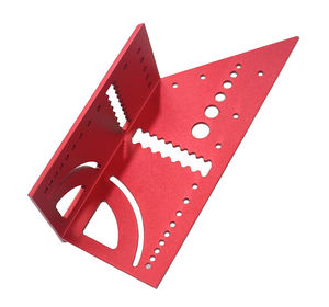 Industriale e DIY grado ispessito foro <span class=keywords><strong>disegno</strong></span> T-angolo scarabocchio calibro 45 90 gradi righello ad angolo retto per la lavorazione del legno - Product Image 4