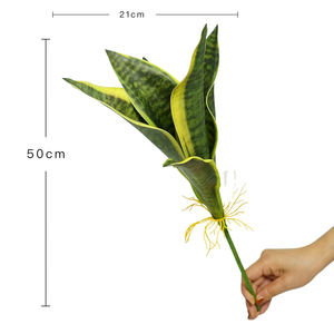 Planta Artificial de <span class=keywords><strong>Sansevieria</strong></span> Impresa <span class=keywords><strong>en</strong></span> 3D, Ecológica y Realista, <span class=keywords><strong>en</strong></span> Maceta para Interiores, para Sala de Estar - Product Image 4