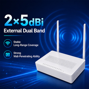 High Speed G1430‑C XPON ONU Fiber Optic Wifi <b>Router</b> 2.4G <b>5G</b> Dual Band 4GE+1RJ11 CATV Port For FTTH Triple Play - Product Image 2