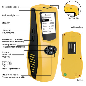 Localizzatore Integrato per Barre d'Armatura - Dispositivo di Rilevamento con Portata di 1-120 mm per Localizzazione e Test con Rilevatori di Armature - Product Image 4