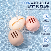 Étui pour éponge de maquillage en silicone, support portable, conteneur de rangement ventilé pour houppette à poudre, 3 couleurs