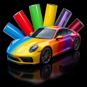 Long Lasting PET Satin Color Changing Auto <b>Wrap</b> High Gloss Car Body Decor with 5 Year Warranty - Product Image 1