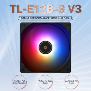 <span class=keywords><strong>Ventilateur</strong></span> silencieux PWM ARGB Thermalright TL-E12B-S V3 120 mm pour boîtier de PC de jeu, vente chaude - Product Image 2