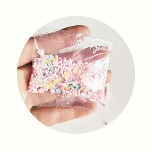 Tırnak sanat balçık konfeti dekorasyon için karışık polimer kil dilim elmas taklidi 3D Sprinkles