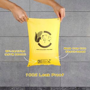 Eco Friendly Custom Logo 100% <b>Compostable</b> Leak Proof Biodegradable Dog Poop Waste <b>Bag</b> - Product Image 1