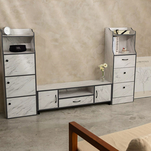 Meuble TV moderne en bois Meuble de salon de haute qualité avec un nouveau design pour un usage domestique - Product Image 1