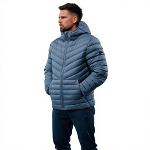 New Fashion Custom <b>Men's</b> Embroidered Jackets Zipper <b>Long</b> Sleeve Western Vintage Sport Style Bomber <b>Coat</b> Puffer Jacket For <b>Men</b> - Product Image 1