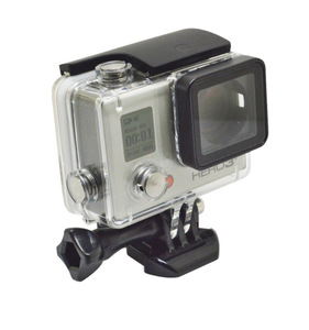 Boîtier de protection sous-marin, <span class=keywords><strong>coque</strong></span> étanche, accessoires de filtre pour <span class=keywords><strong>GoPro</strong></span> <span class=keywords><strong>Hero</strong></span> 3+<span class=keywords><strong>4</strong></span> - Product Image 1