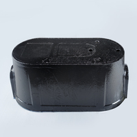 Boîtes de surface en fonte ductile boîtes de compteurs d'eau Boîte de valve en fer pour canalisations d'eau