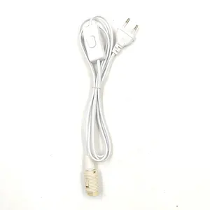 Hagood Nieuwe Aankomst Fabrieksprijs Eu Us Stekker 1.8M Netsnoer Kabel G10 Lampkop Met 303 Schakelaardraad Voor Gu10 Led-Lamp