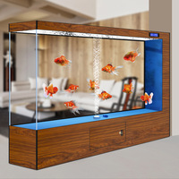Nouvel aquarium en verre flottant ultra-blanc rectangulaire à ouverture latérale de Chine, filtre latéral, sans eau, pour la maison, le bureau, l'extérieur
