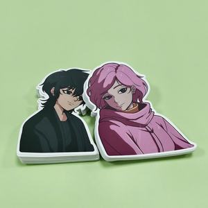 สติกเกอร์ไวนิลรูปทรงตามสั่ง ออกแบบโลโก้แบรนด์ กันน้ำ วัสดุไวนิล PVC PET สติกเกอร์ติดด้วยตัวเอง ตกแต่งไดคัท พิมพ์ลายตามสั่ง - Product Image 1