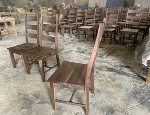 เก้าอี้รับประทานอาหารไม้วอลนัทอเมริกาใต้แผ่นพื้นไม้ที่ทันสมัยด้านบน - Product Image 5