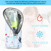 Sacs fourre-tout isothermes pour biberon Sac isotherme pour lait maternel Sac isotherme pour biberon d'allaitement