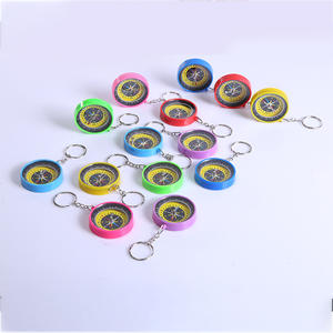 Porte-clés Mini boussole <span class=keywords><strong>pour</strong></span> enfants, accessoire multifonctionnel en métal, <span class=keywords><strong>pour</strong></span> porte-clés de survie, randonnée en plein air, vente en gros, - Product Image 5