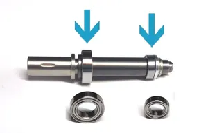 Roulements en acier inoxydable pour pièce à main de perceuse à ongles portable professionnelle KUPA UP200, forme liquide UG12 - Product Image 2
