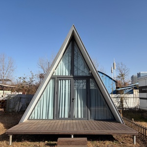 Maison préfabriquée triangulaire, cabane modulaire, partenaire commercial d'exportation, retraite en montagne, deuxième maison, <span class=keywords><strong>bureau</strong></span> mobile, qualité approuvée - Product Image 4