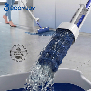 Mopa con Esponja Autoescurrible con Cabezal Antibacterial y Diseño de Ranura Profunda para Limpiar el Piso de Pelo, Polvo y Partículas Finas - Product Image 2