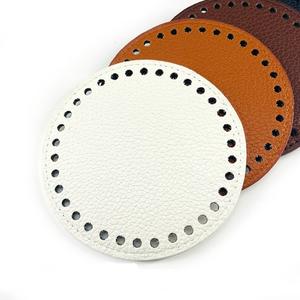 <span class=keywords><strong>Base</strong></span> Rotonda in Pelle PU da 12CM per Borse Fai-da-Te, Borse a Mano e a Tracolla, Vendita all'Ingrosso - Product Image 5