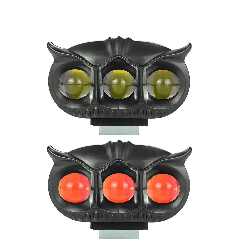 HJG gufo Design a doppio colore Mini Led luce fendinebbia faro Led ausiliario Spot Led luci Led per moto