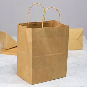 Kraft Paper Favor <b>Boxes</b> with Thank You Tags Cube Candy Treat Gift <b>Boxes</b> for Wedding <b>Bridal</b> Shower Birthday Party - Product Image 3