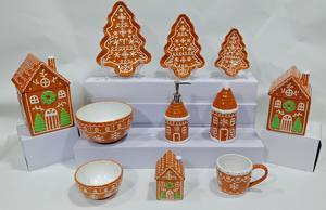 Agitatori per sale e <span class=keywords><strong>pepe</strong></span> in ceramica ecologica dipinti a mano - Product Image 6