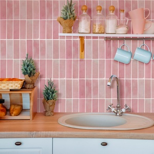 Último diseño, recién llegado, autoadhesivo, pegatinas cuadradas contra salpicaduras de Gel 3D, pegatinas de vinilo para azulejos de pared para azulejos de cocina - Product Image 5