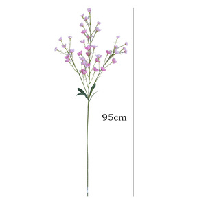 Fleur artificielle Elsa Single Bellflower, 72 cm de haut, fleurs en soie et plastique ultra-réalistes pour la décoration de la maison et les mariages - Product Image 5