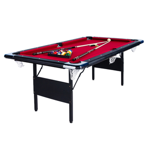 Sıcak satış ucuz fiyat 6 Feet bilardo bilardo masası taşınabilir katlanır bacaklar Snooker bilardo masası - Product Image 4