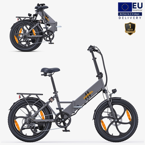 จักรยานไฟฟ้า EU Freeshipping HillMiles Mile 2 พับได้ มอเตอร์ 250W แบตเตอรี่ 36V13AH ยางขนาด 20*3 นิ้ว สำหรับการเดินทางในเมือง - Product Image 6