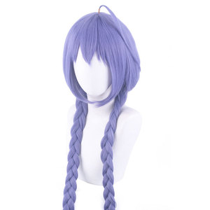 Ainizi - Pelucas sintéticas de cosplay de 100 cm, trenzas largas azules, rol de Roxy Migurdia de Mushoku Tensei: Reencarnación sin empleo - Product Image 3