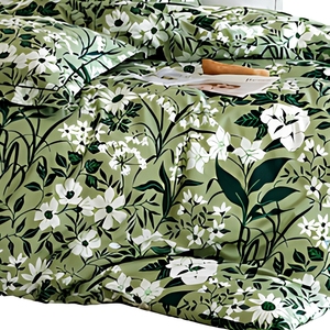 Juego de Edredón de 3 Piezas de Algodón 100% Hipoalergénico, Suave y Acogedor, para Dormitorio Familiar - Product Image 2