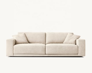 Sofá de sala de estar doble suave sofá grande venta directa de fábrica estilo americano de lujo moderno - Product Image 1