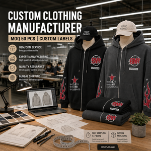 Fabricante de Ropa, Sudadera con Capucha Personalizada para Hombre, Estilo Y2K Grunge, Felpa Francesa, Estampado de Estrella Japonesa con Contorno de Llama, Cierre Completo, Multicolor - Product Image 1