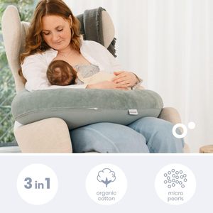 Cuscino di Supporto per il Corpo in Gravidanza Certificato OEKO-TEX, a Forma di U, Comodo e Adattabile per l'<span class=keywords><strong>Allattamento</strong></span> - Product Image 3