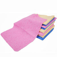 Chamois synthétiques Chiffon de nettoyage de voiture Chiffon en microfibre Double face Impression 3d Pva Chamois Serviette propre