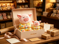 Peluche en forme de cochon rose, douce et rembourrée, pour cadeau promotionnel, peluche personnalisée