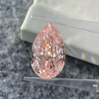Diamante Cultivado en Laboratorio de 2 Quilates, Corte Brillante en Forma de Pera, Color Vívido Fantasía, Certificado IGI, Diamantes Sueltos