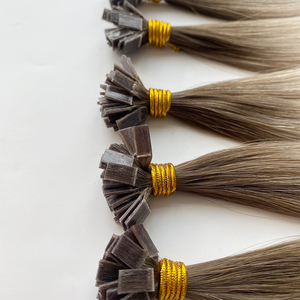 Vera cuticola allineata punta piatta Remy doppio disegnato naturale K punta dei capelli con il prezzo all'ingrosso può <span class=keywords><strong>fare</strong></span> il pacchetto personalizzato - Product Image 1