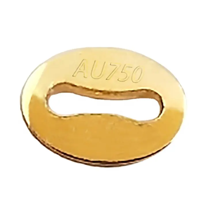Au750 timbro Monili Che Fanno gioielli FAI DA TE 18K oro essenziale accessori per connettori