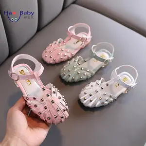 Hao sandálias bebê meninas princesa, vestido infantil sapatos casuais