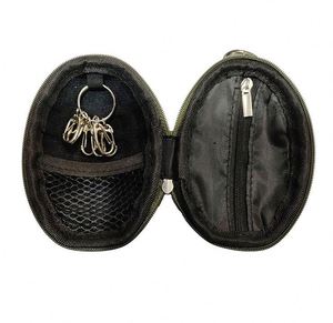Échantillon Gratuit : Étui à Clés de Voiture Grande Capacité en Forme de Grenade, Porte-Monnaie à Fermeture Éclair avec Crochet Métallique, Pochette à Clés Zippée - Product Image 6