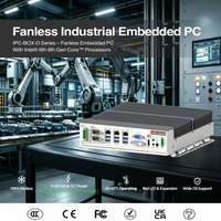 Ordinateur industriel sans ventilateur, refroidissement passif, WiFi/4G/5G, Core I7/i5/i3, mini-ordinateur industriel