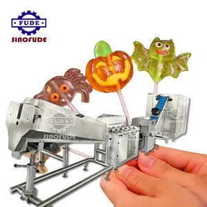 Mesin pembuat permen kondisi bekerja lebih baik lini produksi mesin lollipop keras harga rendah