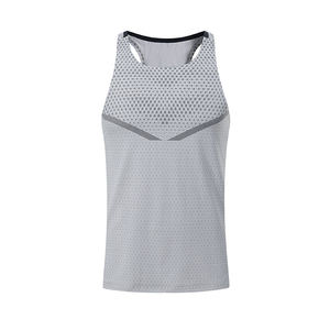 Chaleco de entrenamiento físico para hombre, camiseta deportiva transpirable de secado rápido para correr maratón, carreras de velocidad, pista y campo de larga distancia - Product Image 2