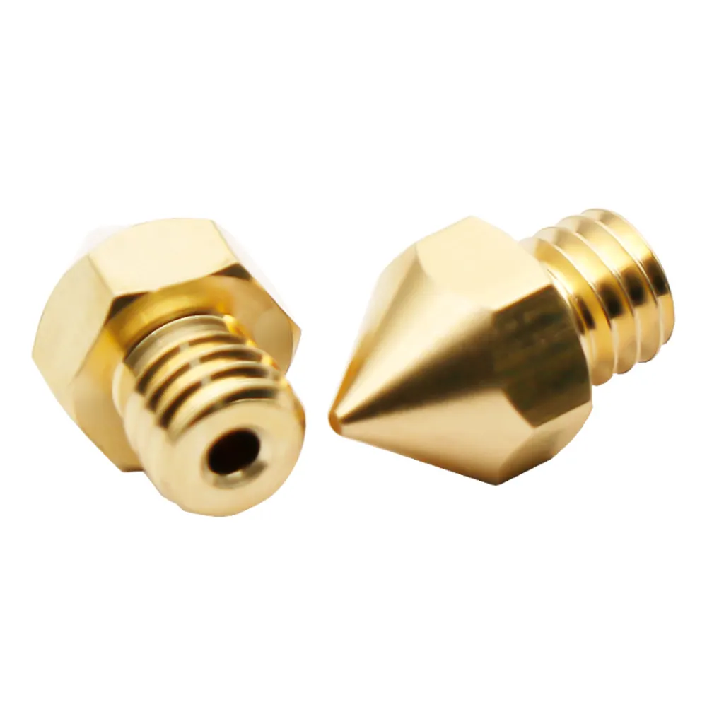 3D Printer Nozzle 0.2mm/0.3mm/0.4mm/0.5mm/0.6mm /0.8mm Print Head Brass Nozzle MK8 Makerbot for 1.75mm Extruder