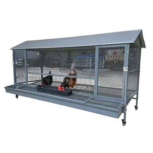 Jaula grande <span class=keywords><strong>de</strong></span> acero inoxidable apilable <span class=keywords><strong>para</strong></span> gallinas <span class=keywords><strong>de</strong></span> interior, hecha <span class=keywords><strong>de</strong></span> malla <span class=keywords><strong>de</strong></span> alambre, anti-linchos y ratones, <span class=keywords><strong>para</strong></span> exteriores, <span class=keywords><strong>para</strong></span> la cría <span class=keywords><strong>de</strong></span> conejos. - Product Image 1
