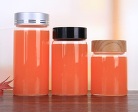 Unique Design Hot Sale Transparent Small Glass Jars Jam With Lids